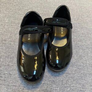 Danskin Girls' Tap Dance Shoes - Black, Size 12